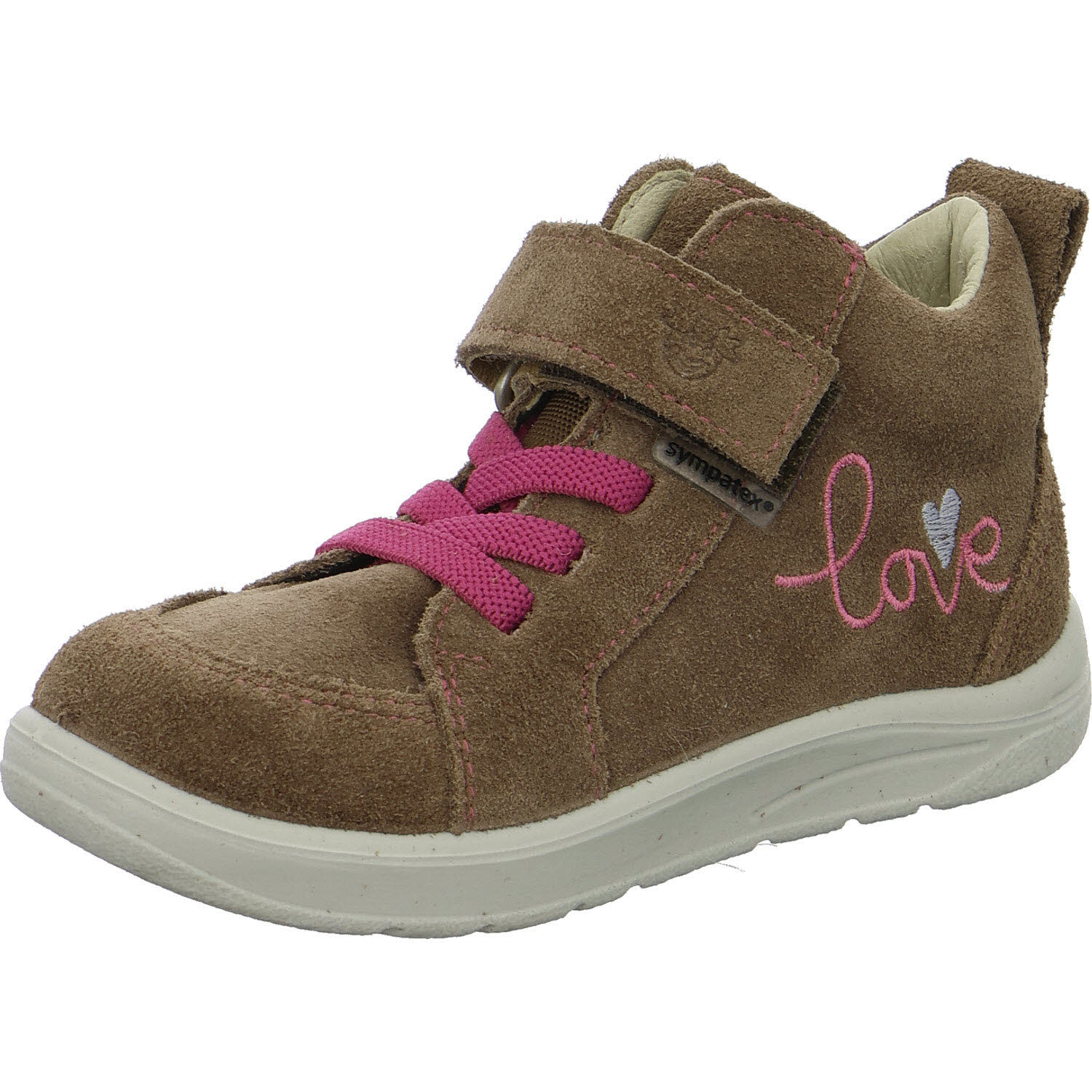 Ricosta Kinderschuh zum Schlupfen 50 2006502/270 Lou schoko/pink WMS mittel