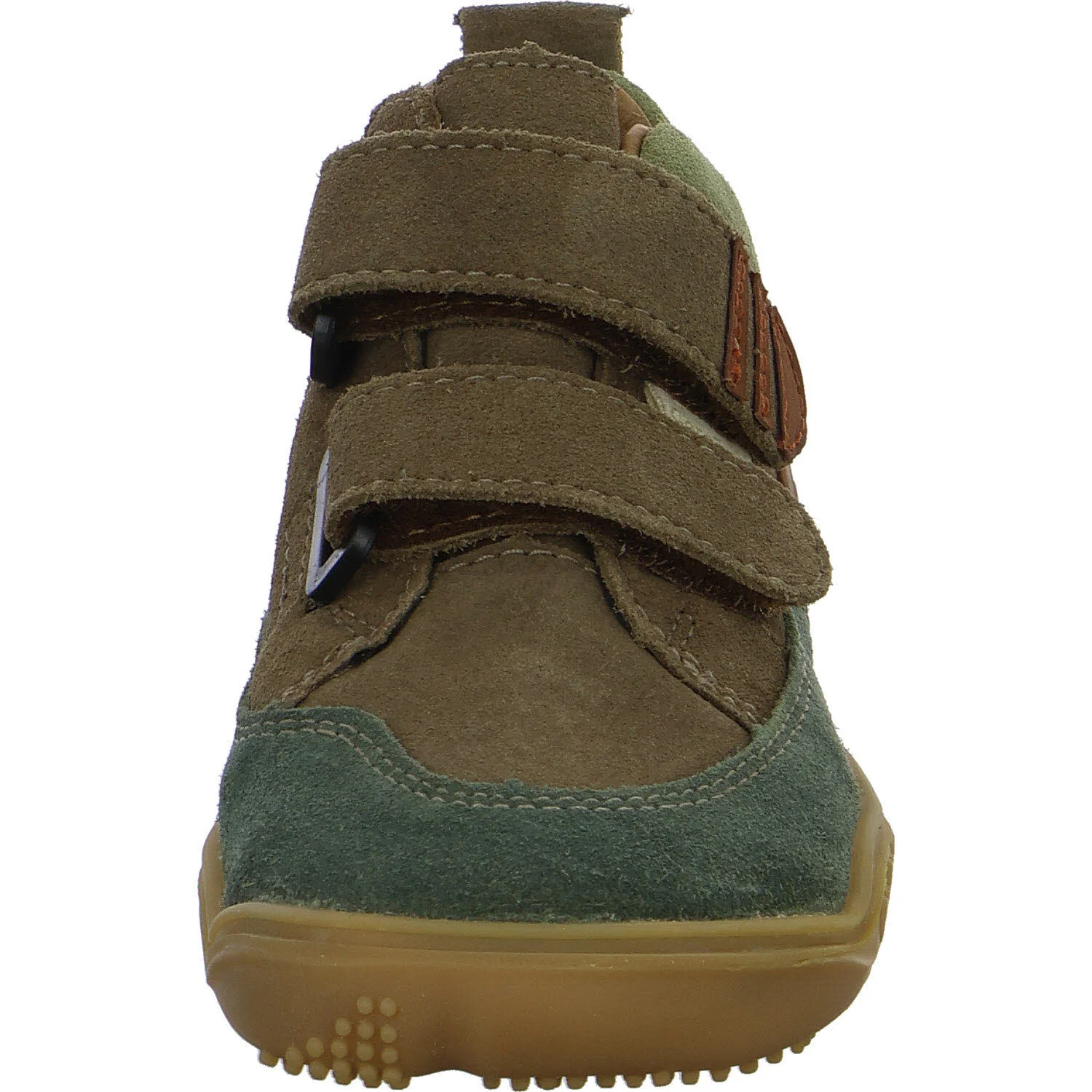 qnuffs Kinderschuh zum Schlupfen QN 0010142/260 Kastanie salbei/hazel WMS mittel