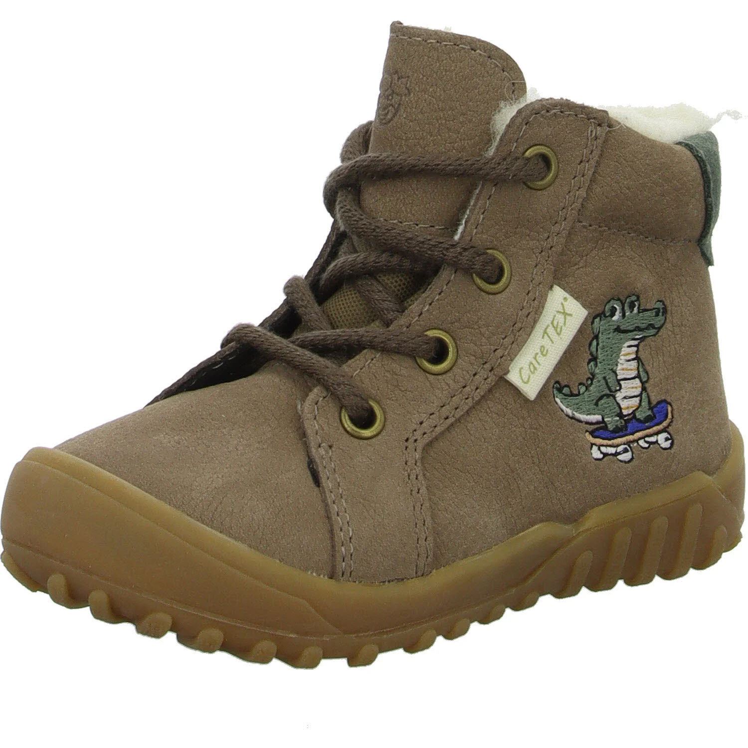 Element 2 von 8 (Bild) – Ricosta Kinder Schnürstiefel 50 3301003/270 Dusty schoko WMS weit