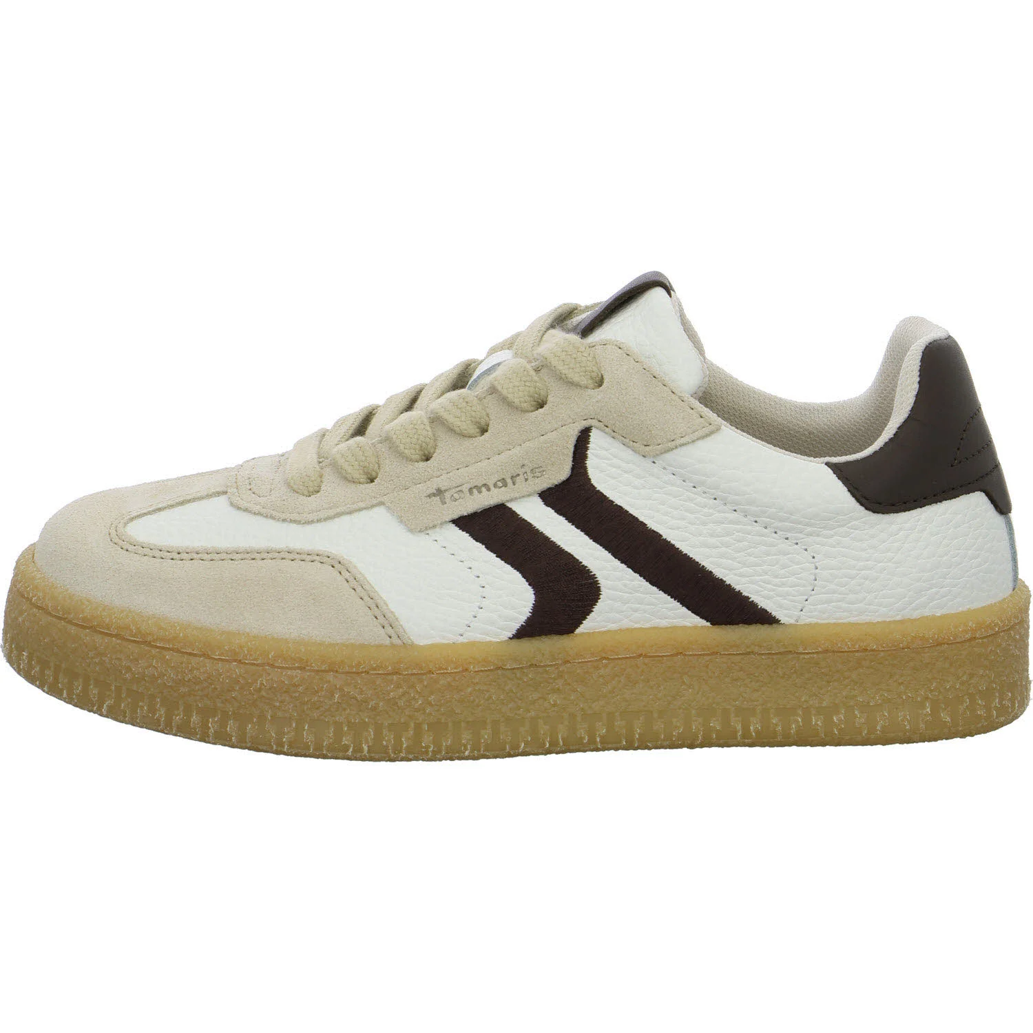 Tamaris Damen Schnürschuhe 1-23723-44/147 1-23723-44 offwhite comb normal