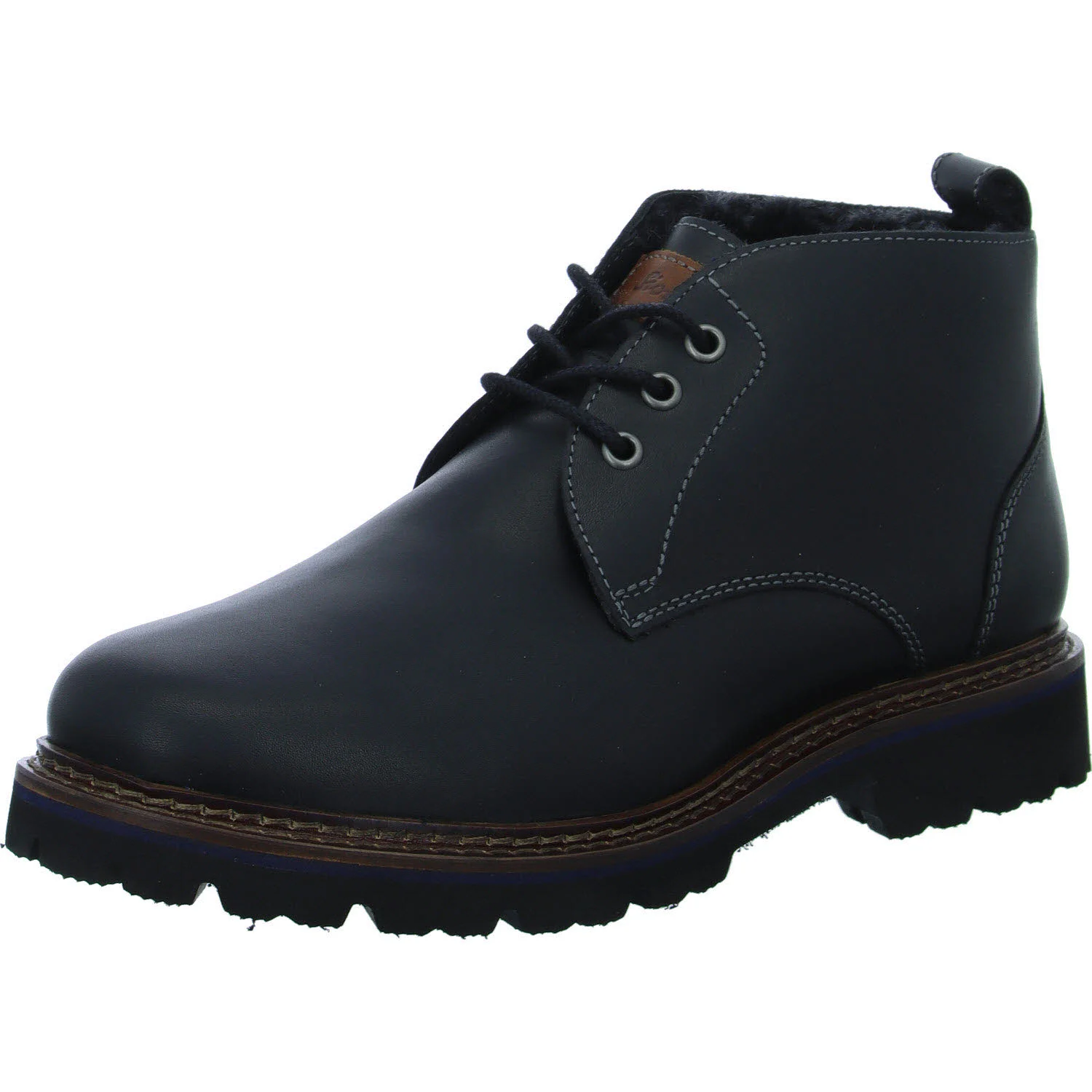 Sioux Herren Schnürstiefel warm 38332 Adalrik-701-Lf-H schwarz H (extra weit)