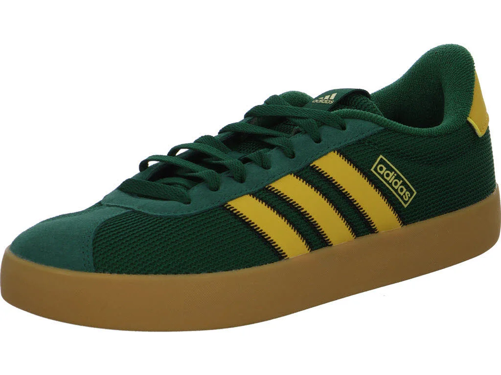 Adidas Herren Schnürschuhe KI2126/000 VL COURT 3.0 collegiate green/preloved 
yellow/gold met. normal