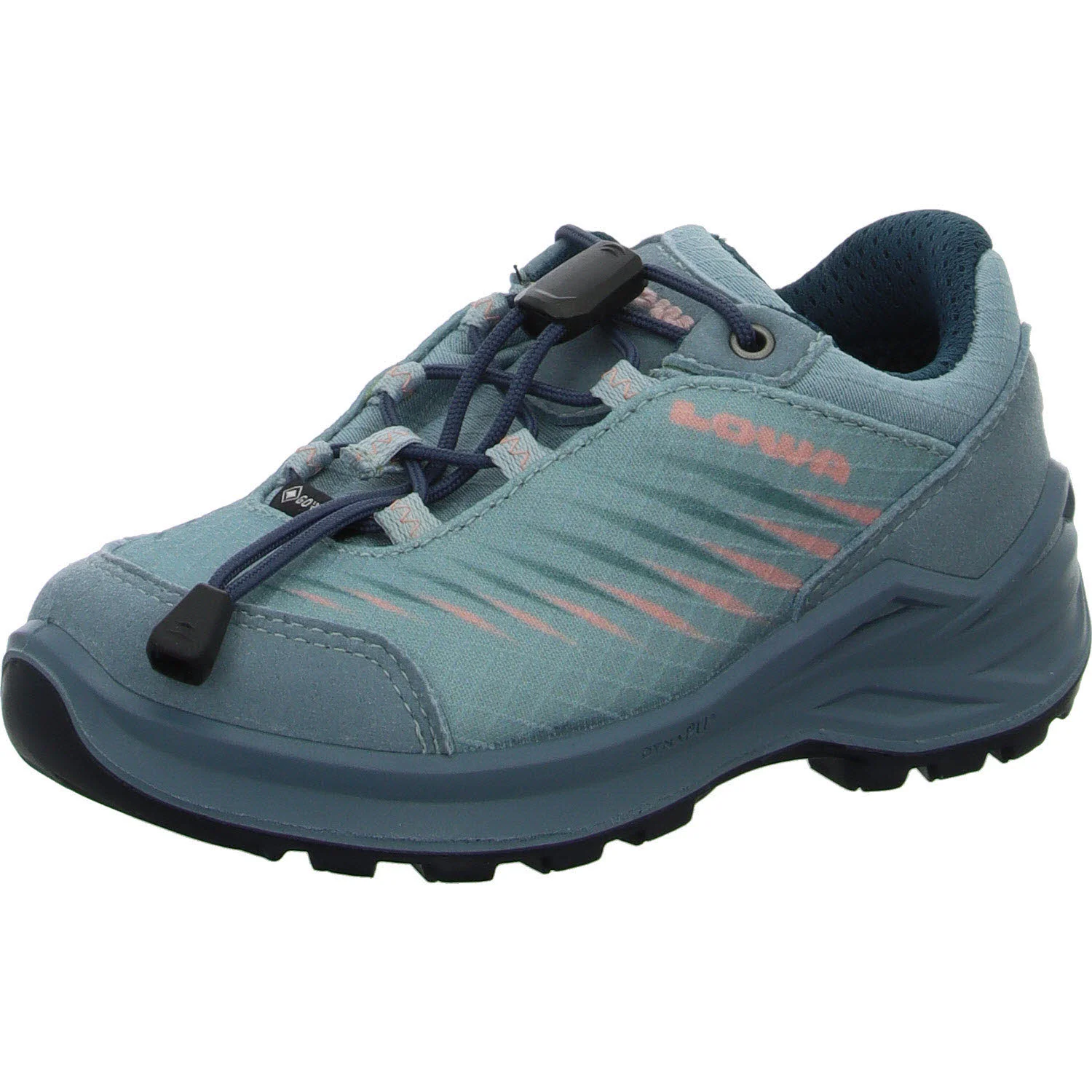 Element 2 von 8 (Bild) – Lowa Kinderschuh zum Schlupfen 641515/6174 Zirrox II GTX Lo Jr eisblau/petrol normal