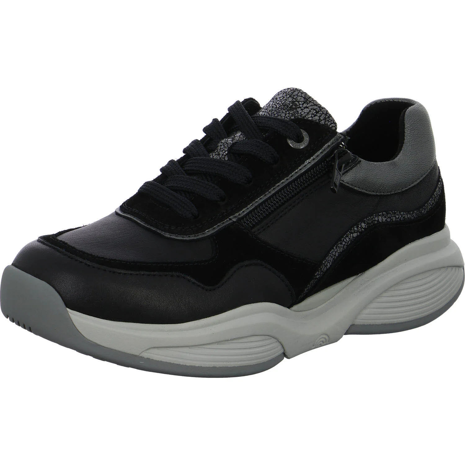 Xsensible Damen Schnürschuhe 30085.3/040-HX SWX11 black combi HX (weit)