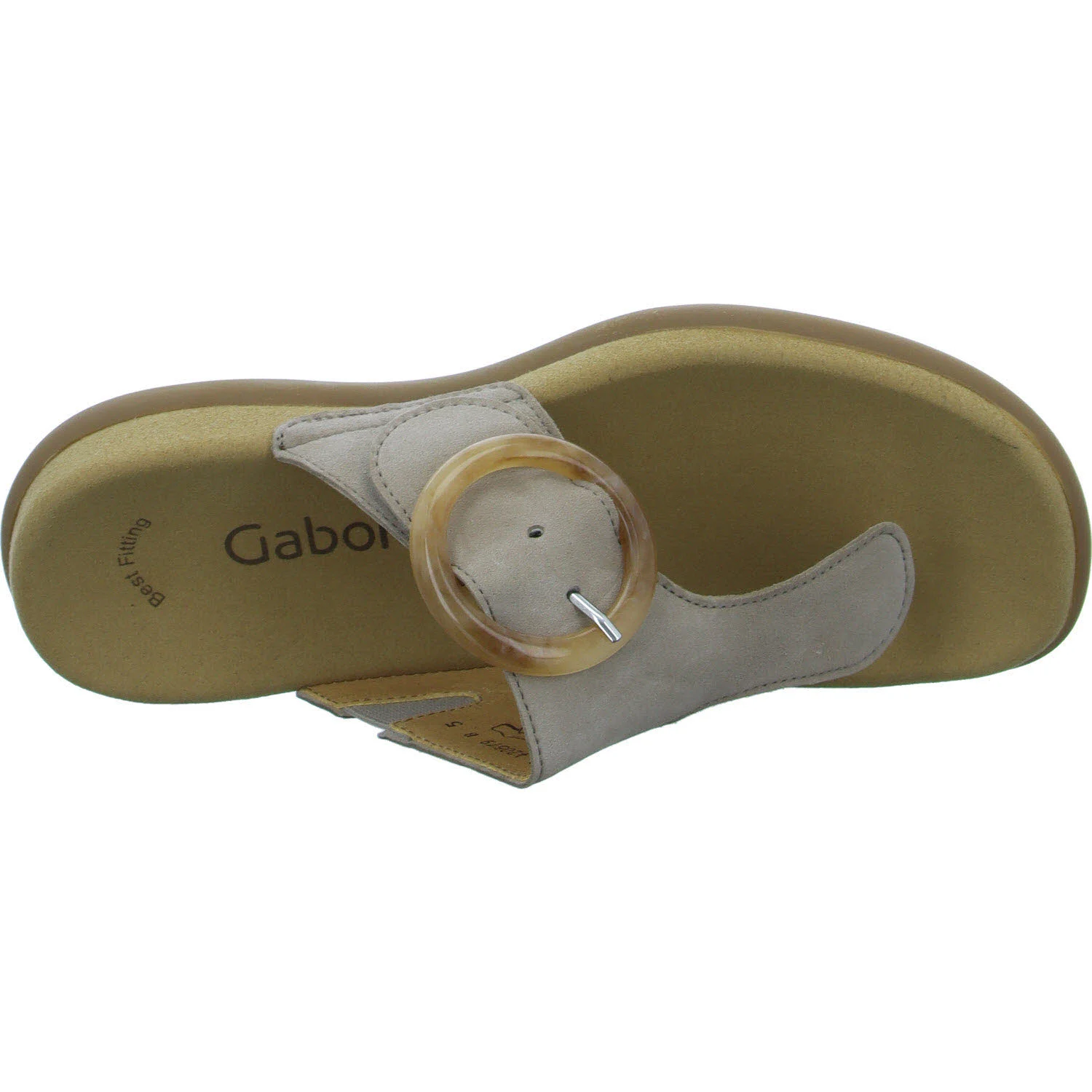Element 8 von 8 (Bild) – Gabor Damen Pantoletten 63.701.12 63.701 rabbit F (schmal/normal)