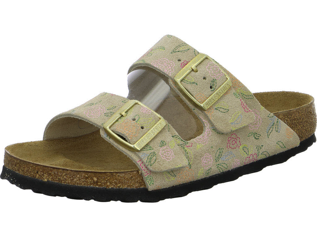BIRKENSTOCK Pantoletten 1031694 Arizona sandcastle flower print normal