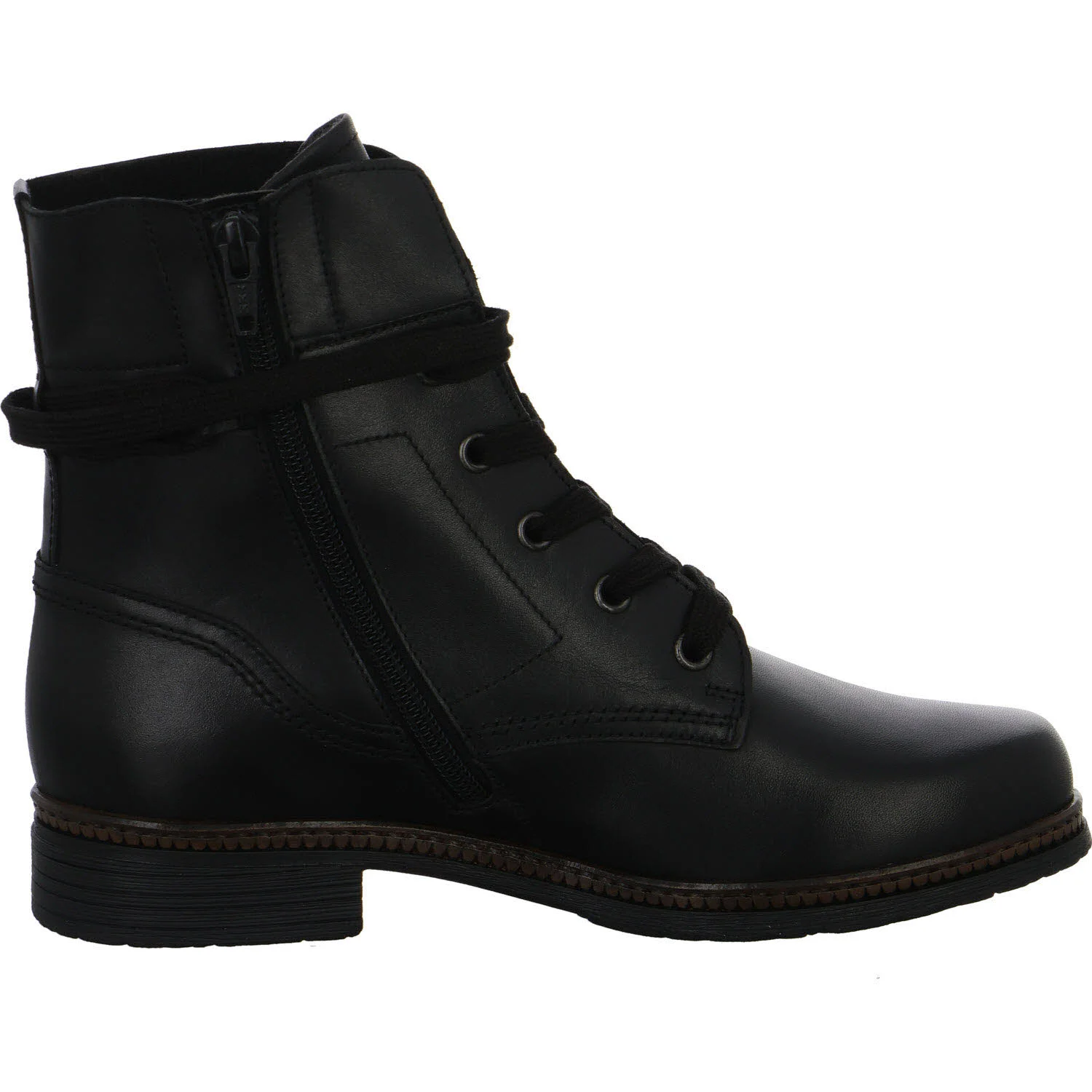 Gabor Damen Schnürstiefel 8023.03.001 8023.03 black F (schmal/normal)