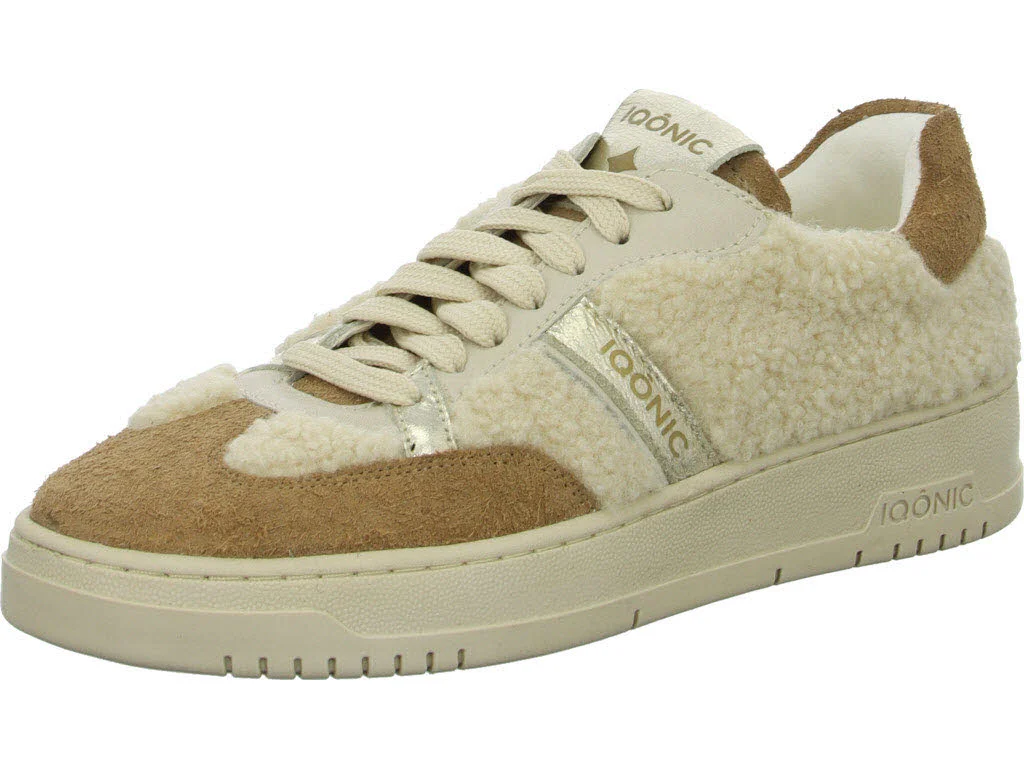 IQÔNIC Damen Schnürschuhe LEGACY 1.03 cream fur normal