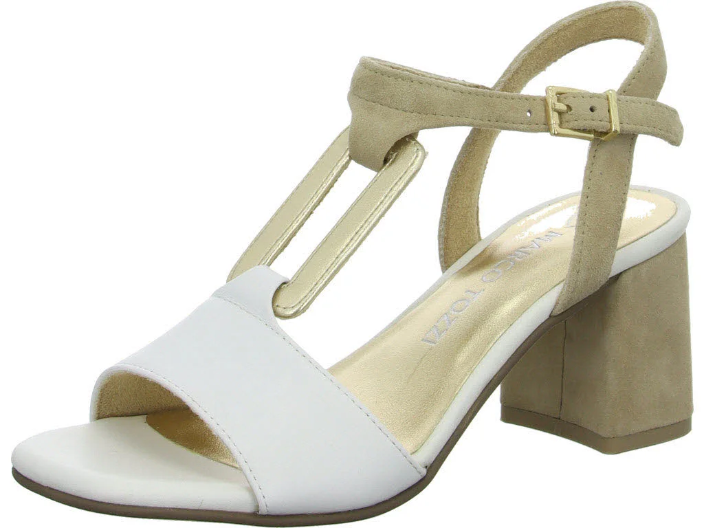 Element 1 von 8 (Bild) – Marco Tozzi Damen Sandalen 2-28332-44/197 2-28332-44 white comb normal