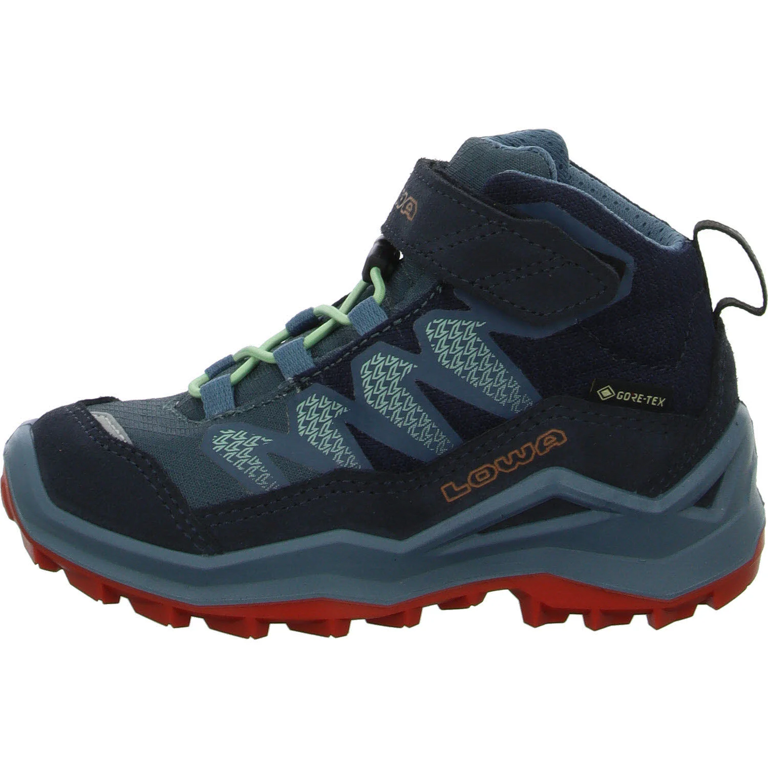 Lowa Kinder Schaftstiefel 641629/6968 MADDOX PRO GTX MID VC JR navy/rauchblau normal