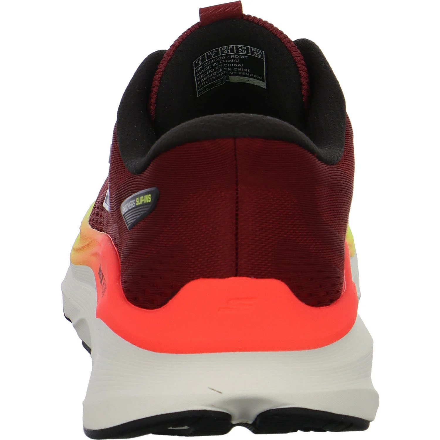 Skechers Herren Schnürschuhe 221000 RDMT Max Run red/multi normal