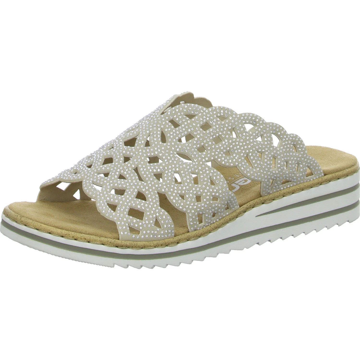 Rieker Damen Pantoletten V0689-63 V0689 ginger E 1/2 (schmal)