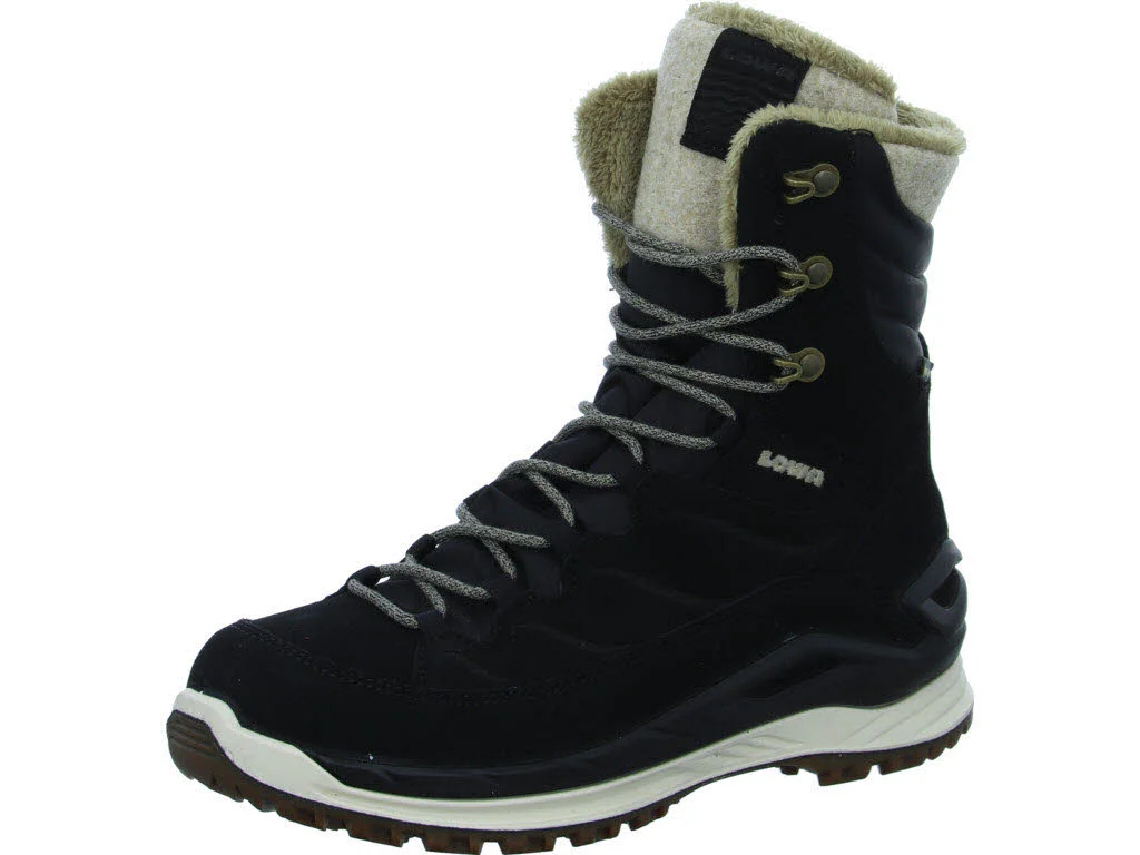 Lowa Damen Schnürstiefel warm 421417/9932 Calceta Evo GTX Ws schwarz/champagner normal