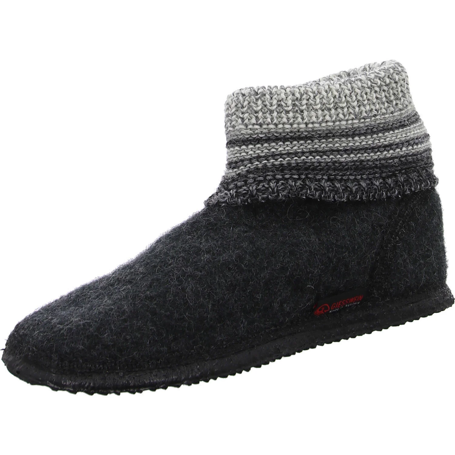 Giesswein Hüttenschuhe DA, HE, KI 6810 49162/019 BAUMKIRCHEN ANTHRAZIT normal