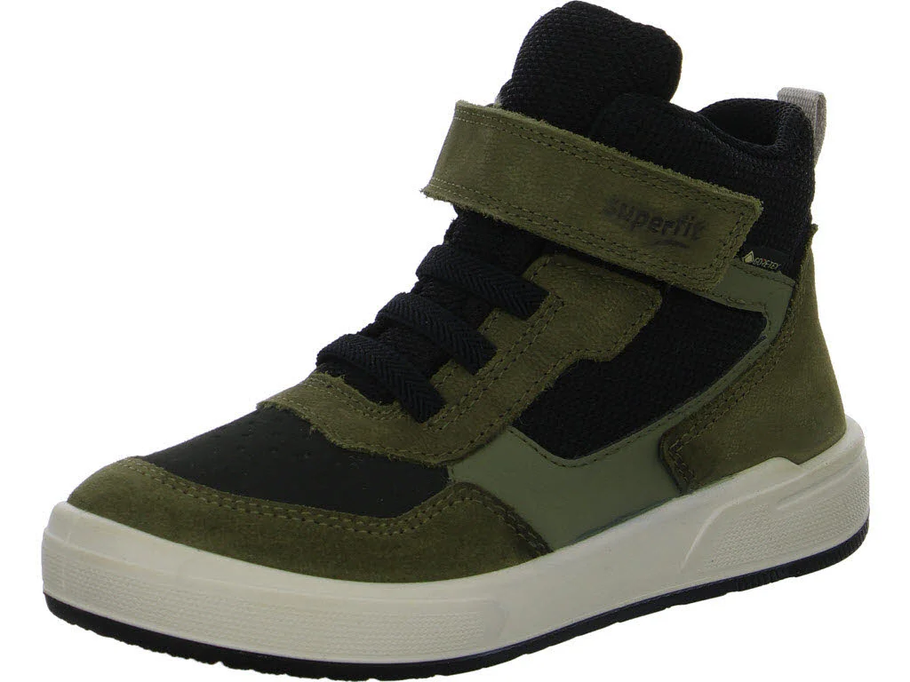 Superfit Kinder Schaftstiefel 1-100102-7000 Maverick grün/schwarz WMS weit