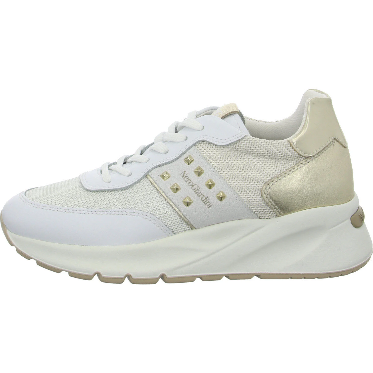 NeroGiardini Damen Schnürschuhe E512862D 707 E512862D bianco normal