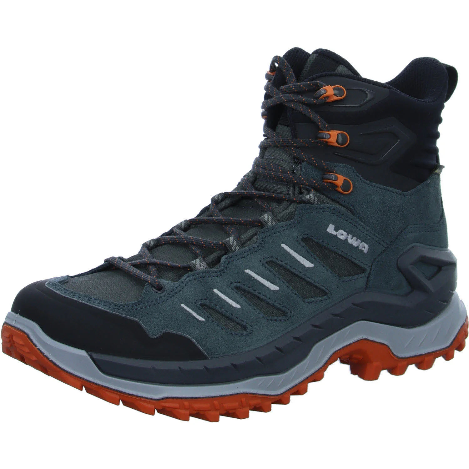 Element 2 von 8 (Bild) – Lowa Herren Schnürstiefel 311330/7954 Innovo GTX Mid rauchgrün/flamme normal