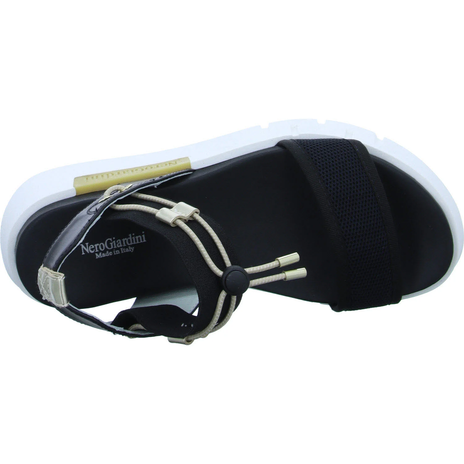 NeroGiardini Damen Sandalen E410700D 100 E410700D nero normal