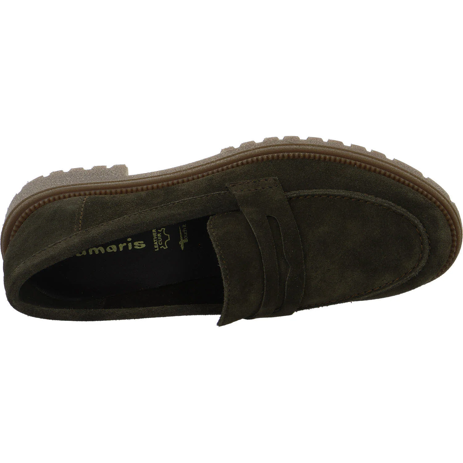 Tamaris Damen Slipper 1-24300-45/722 1-24300-45 olive normal