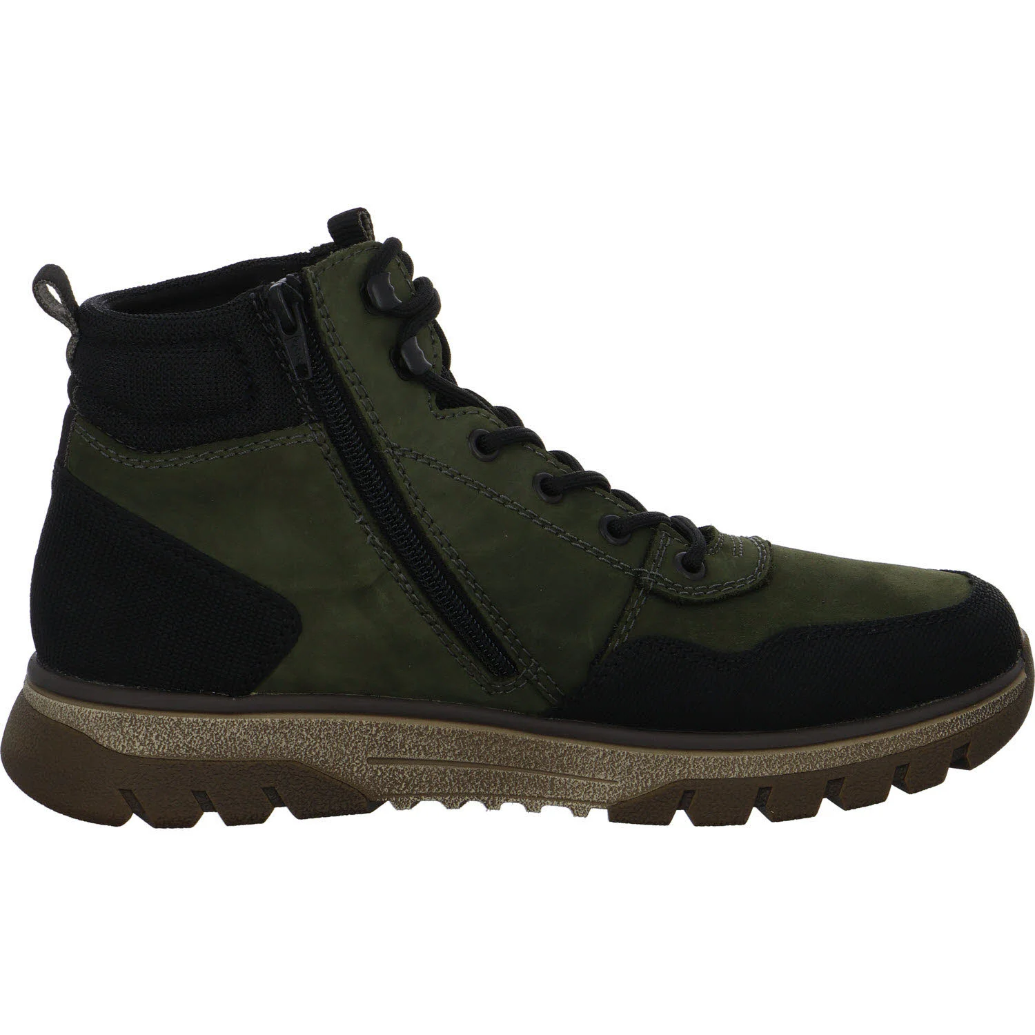 Rieker Herren Schnürstiefel warm B9310-54 B9310 schwarz/moor/schwarz/schwarz H (extra weit)