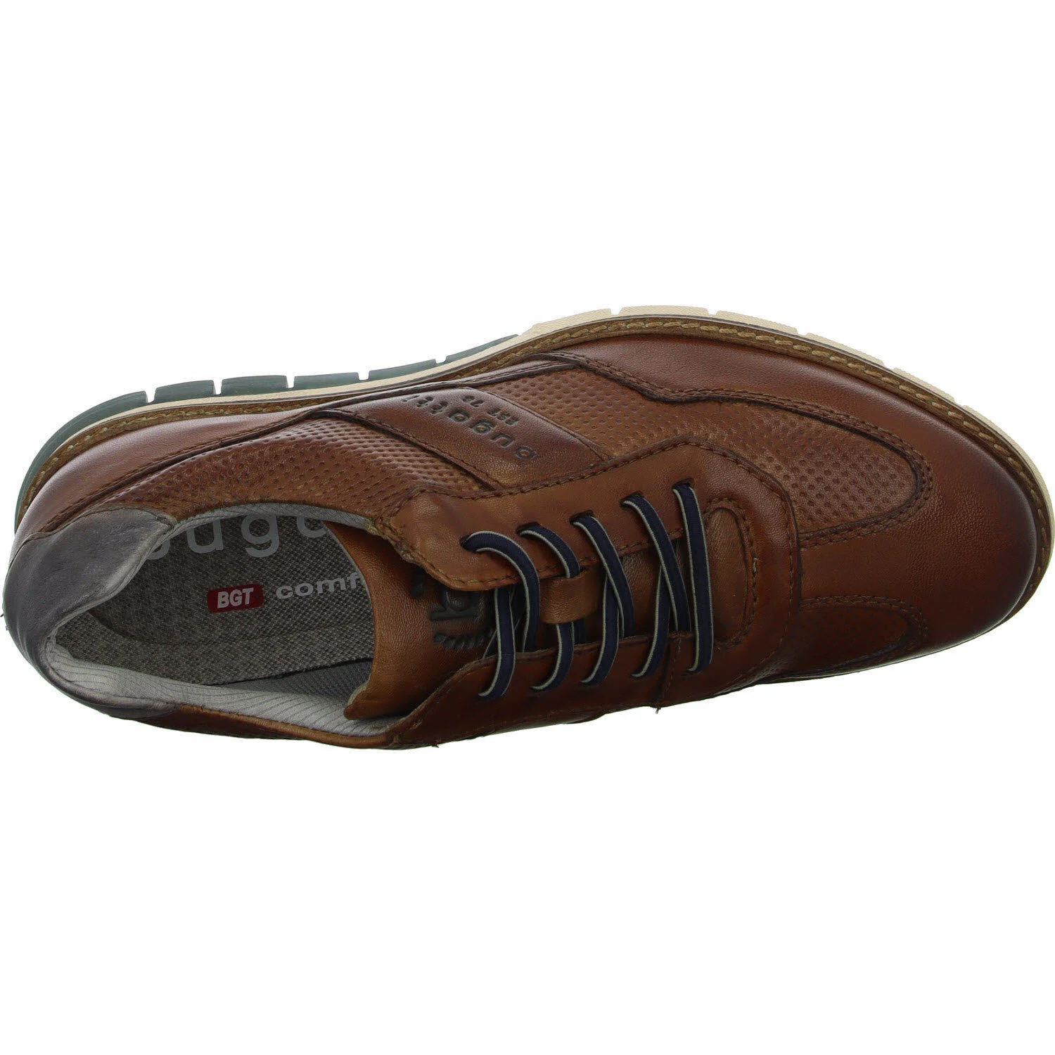 Bugatti men Herren Schnürschuhe 3329711C4100-6300 Simone Comfort cognac normal