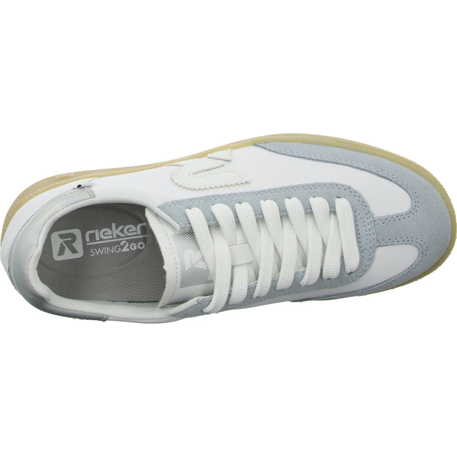 Element 8 von 8 (Bild) – Rieker Damen Schnürschuhe W2200-84 W2200 bleu/weiss/weiss/perlmutt G 1/2 (weit)