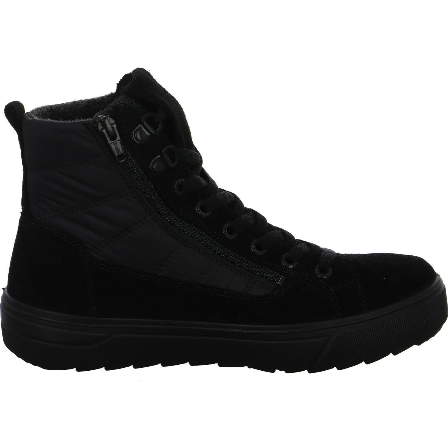 Legero Damen Schnürstiefel warm 2-000481-0000 Milena schwarz (schwarz) H (weit)