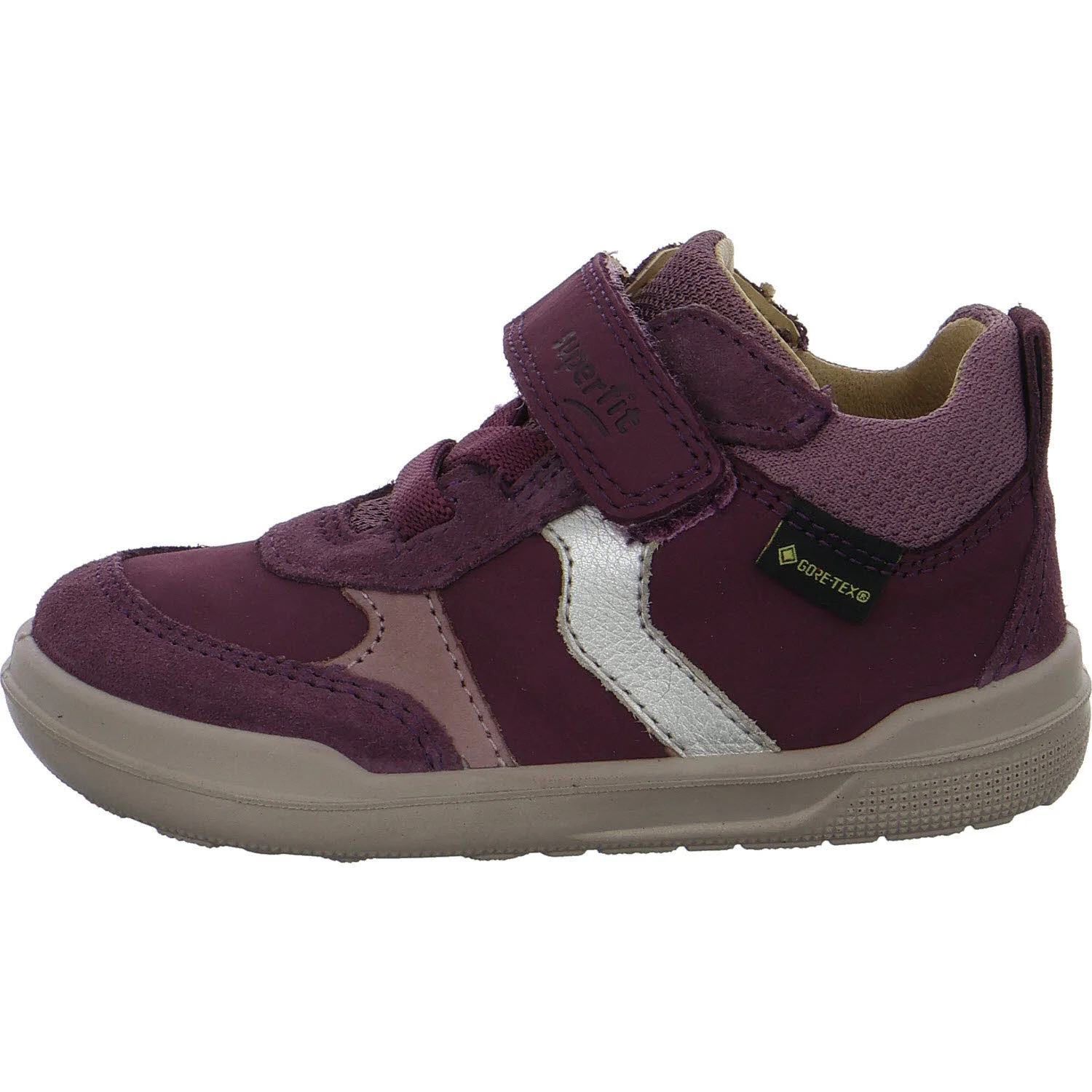 Element 6 von 8 (Bild) – Superfit Kinderschuh zum Schlupfen 1-100202-5000 Superfree 2.0 rot/lila WMS weit