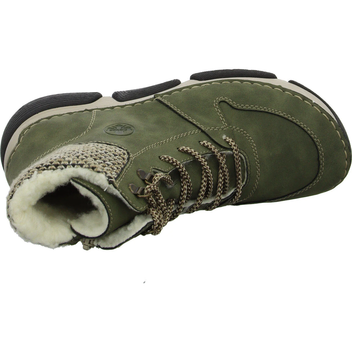 Element 8 von 8 (Bild) – Rieker Damen Schnürstiefel warm 45955-54 45955 liane/schwarz-kiesel F 1/2 (normal)