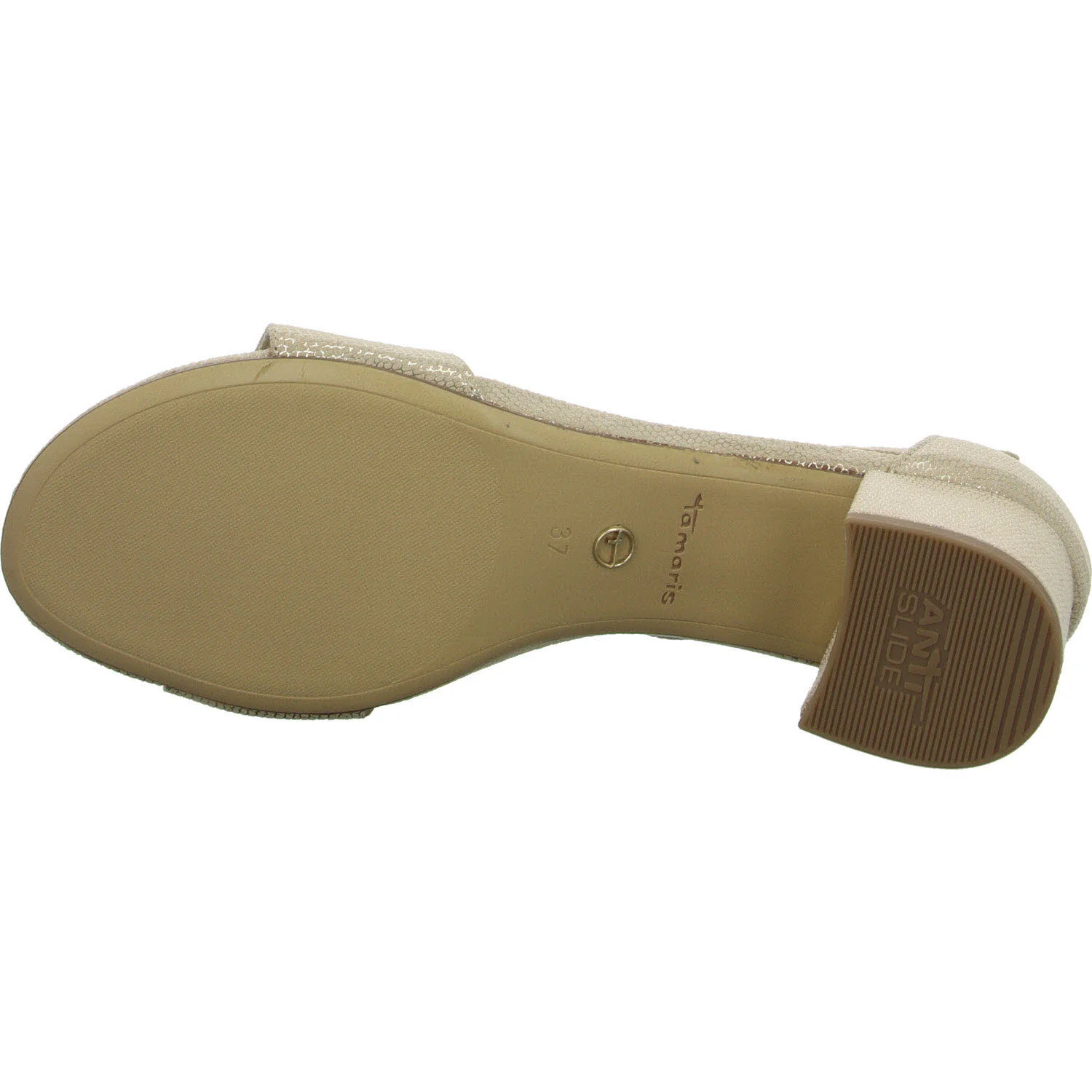 Element 5 von 8 (Bild) – Tamaris Damen Sandalen 1-28201-42/968 1-28201-42 light gold structure normal