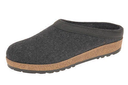 Haflinger Herren Winterpantoffel 713001-0-77 Grizzly Torben graphit normal