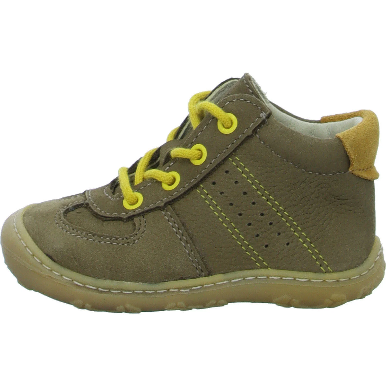 Element 6 von 8 (Bild) – Ricosta Kinder Schnürstiefel 50 1200602/270 SAMI hazel/gelb WMS mittel