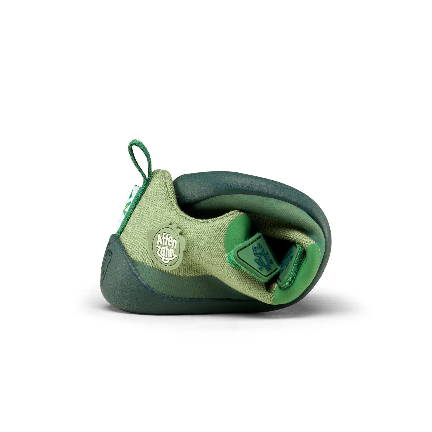 Affenzahn Kinderschuh zum Schlupfen 00391-20110 Lucky Frosch grün normal