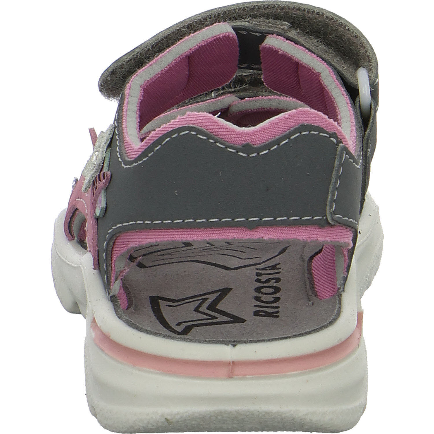 Ricosta Kinder Sandalen 50 6702400/450 Uni graphit/mallow WMS mittel
