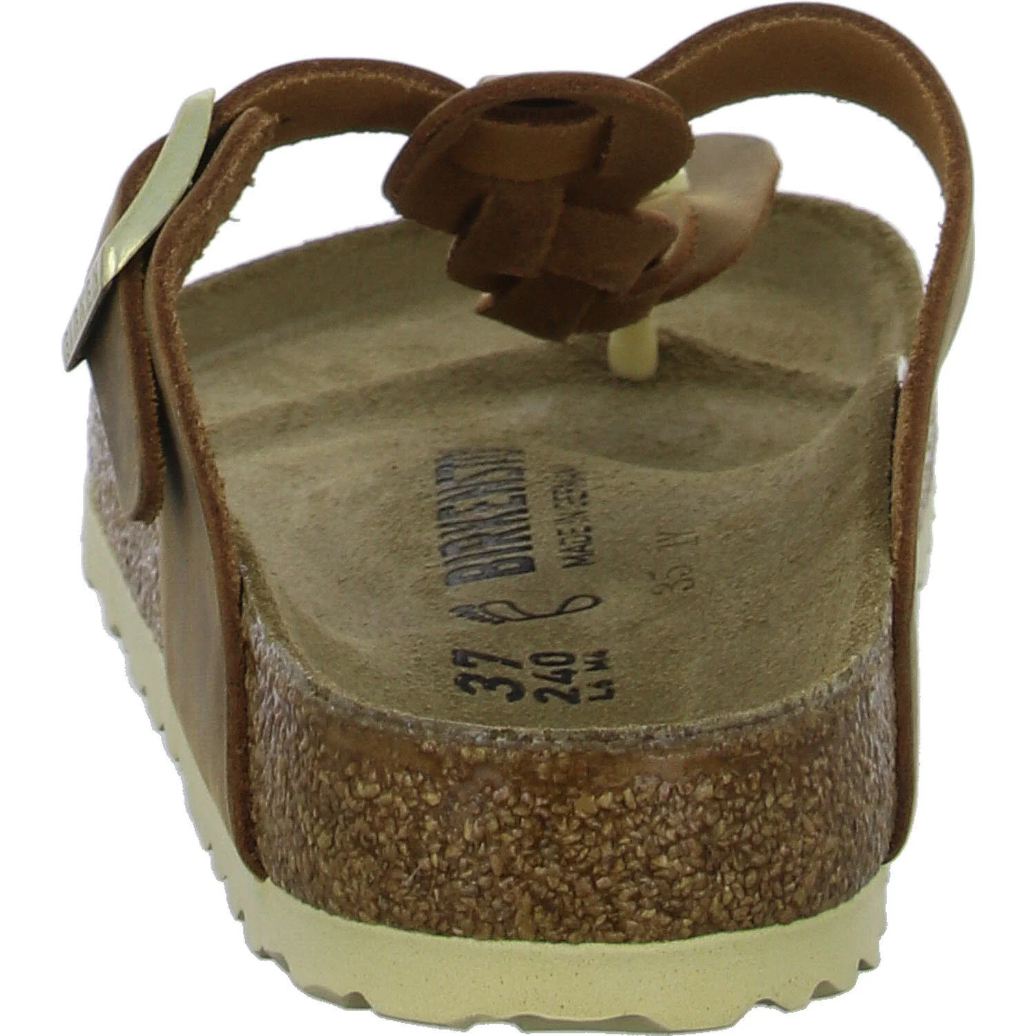 Element 4 von 8 (Bild) – BIRKENSTOCK Pantoletten 1021355 Gizeh Braided cognac normal