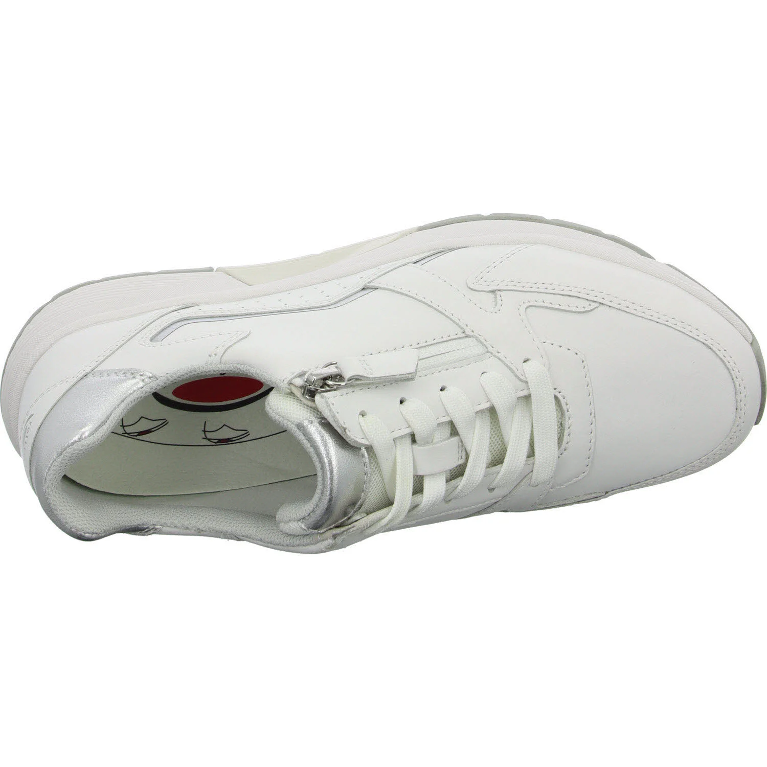 Gabor Rollingsoft Damen Schnürschuhe 86.878.52 86.878 white/silver G (normal)