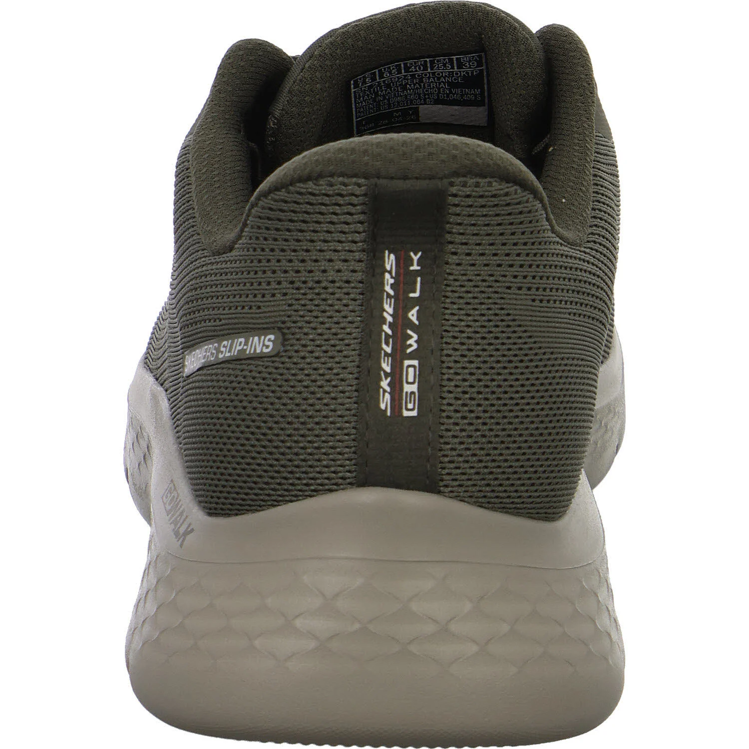Skechers Herren Slipper 216924 DKTP GO WALK Flex - Master dark taupe normal