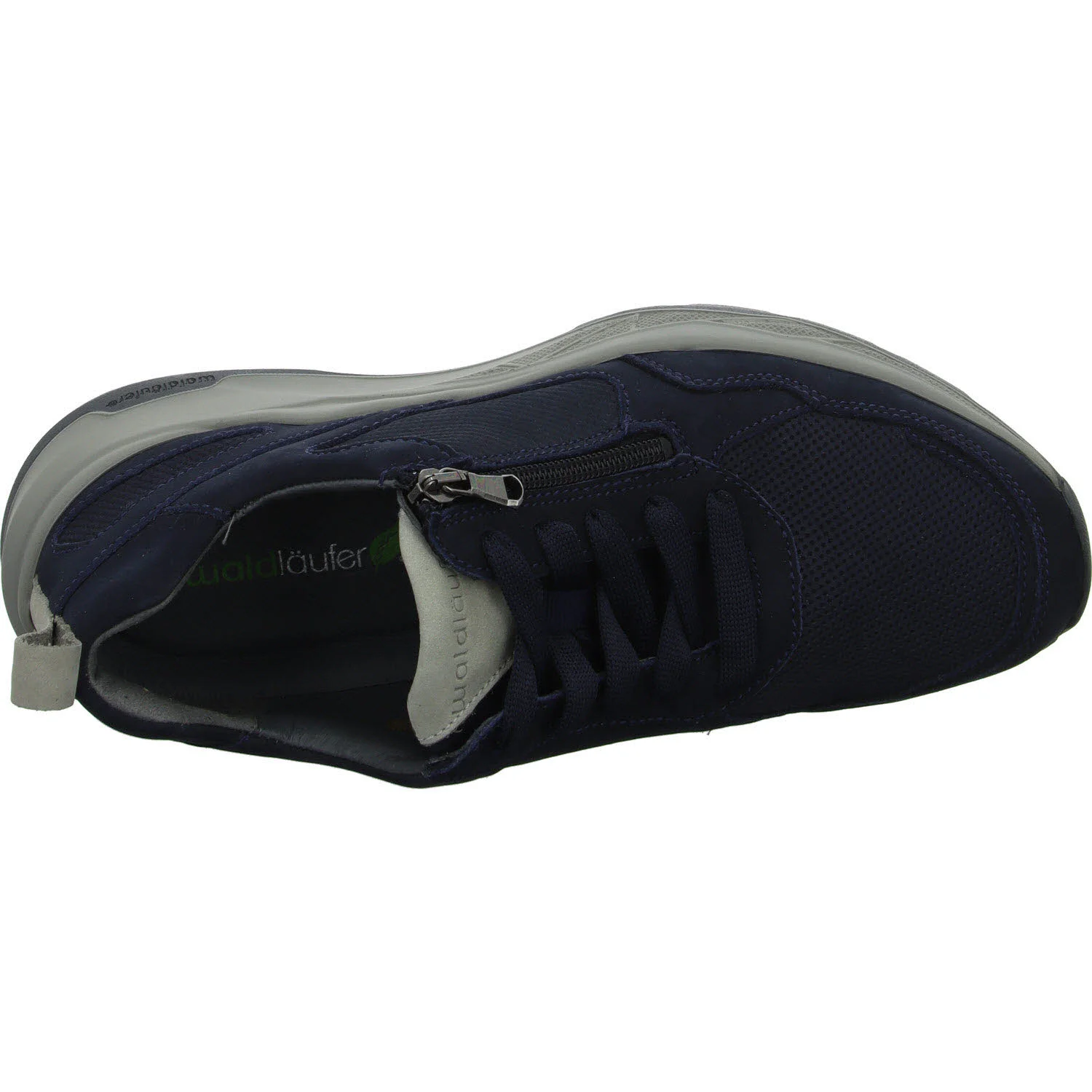 Element 8 von 8 (Bild) – Waldläufer Herren Schnürschuhe 713003-403/857 H-Tom marine Stein H (weit)