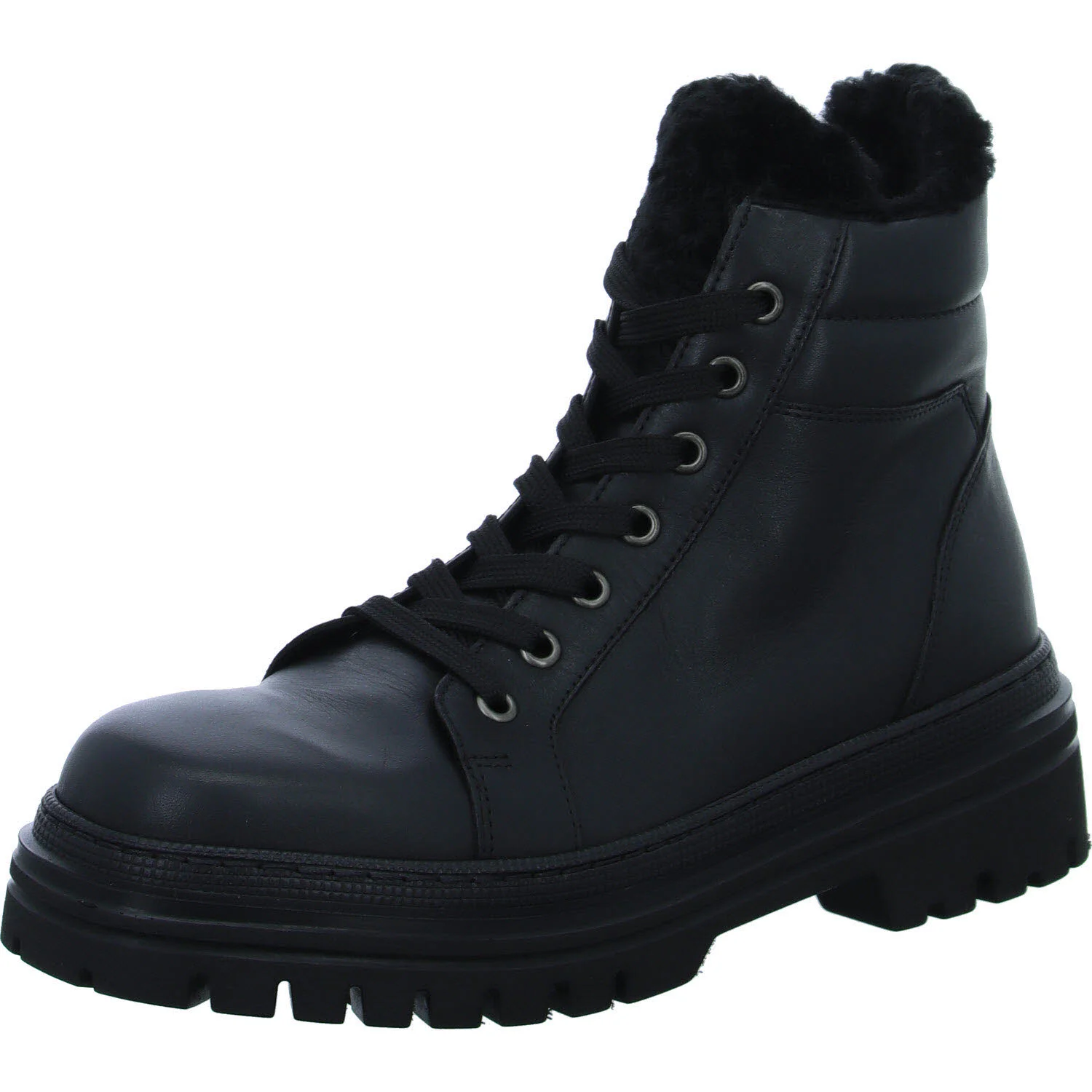 Element 2 von 8 (Bild) – Gabor Damen Schnürstiefel warm 31.725.27 31.725 schwarz F (schmal/normal)