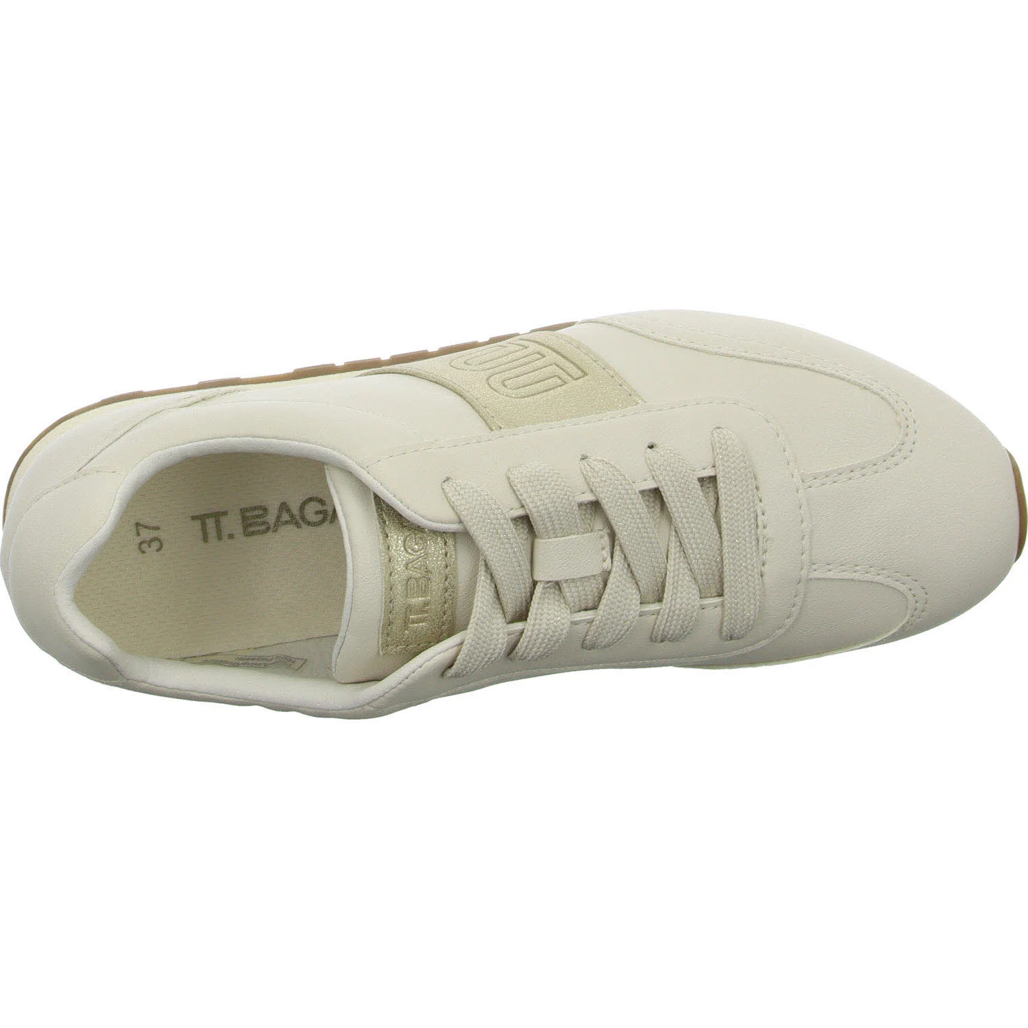 TT.Bagatt Damen Schnürschuhe D31AR4015050-5251 Desna beige/gold normal