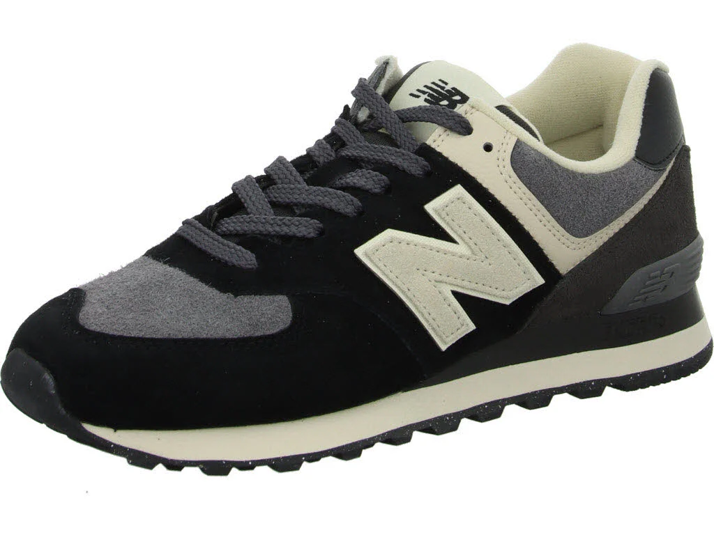 New Balance Herren Schnürschuhe U574SBK Classic Running black/bisque normal