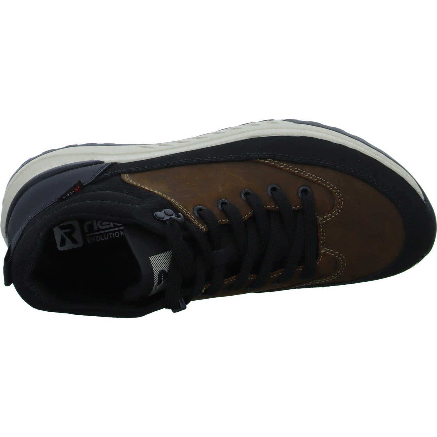 Element 8 von 8 (Bild) – Rieker Herren Schnürstiefel U0173-22 U0173 black/noce/black/schwarz G 1/2 (weit)