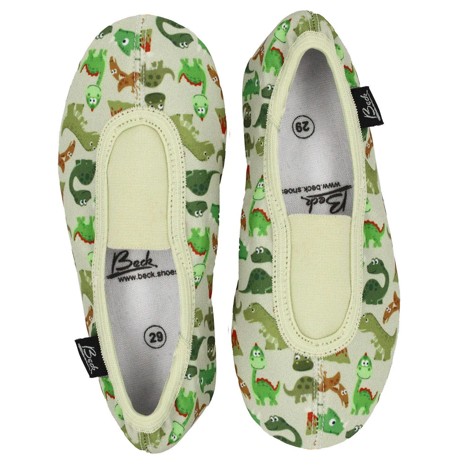 Element 2 von 2 (Bild) – Beck Gymnastikschuhe 1012/17 Funny Dinos, Rist sand normal