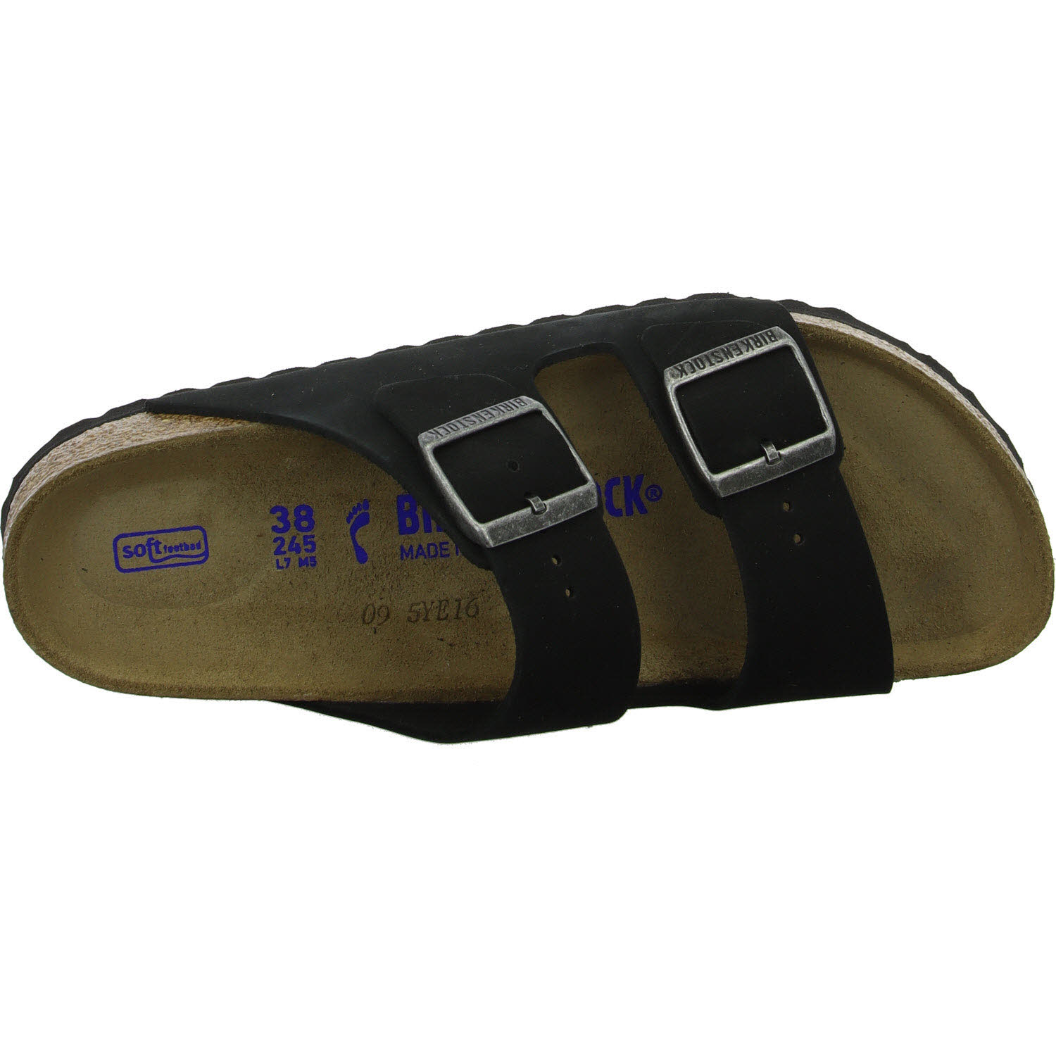 Element 8 von 8 (Bild) – BIRKENSTOCK Pantoletten 1019035 Arizona Soft Footbed black schmal