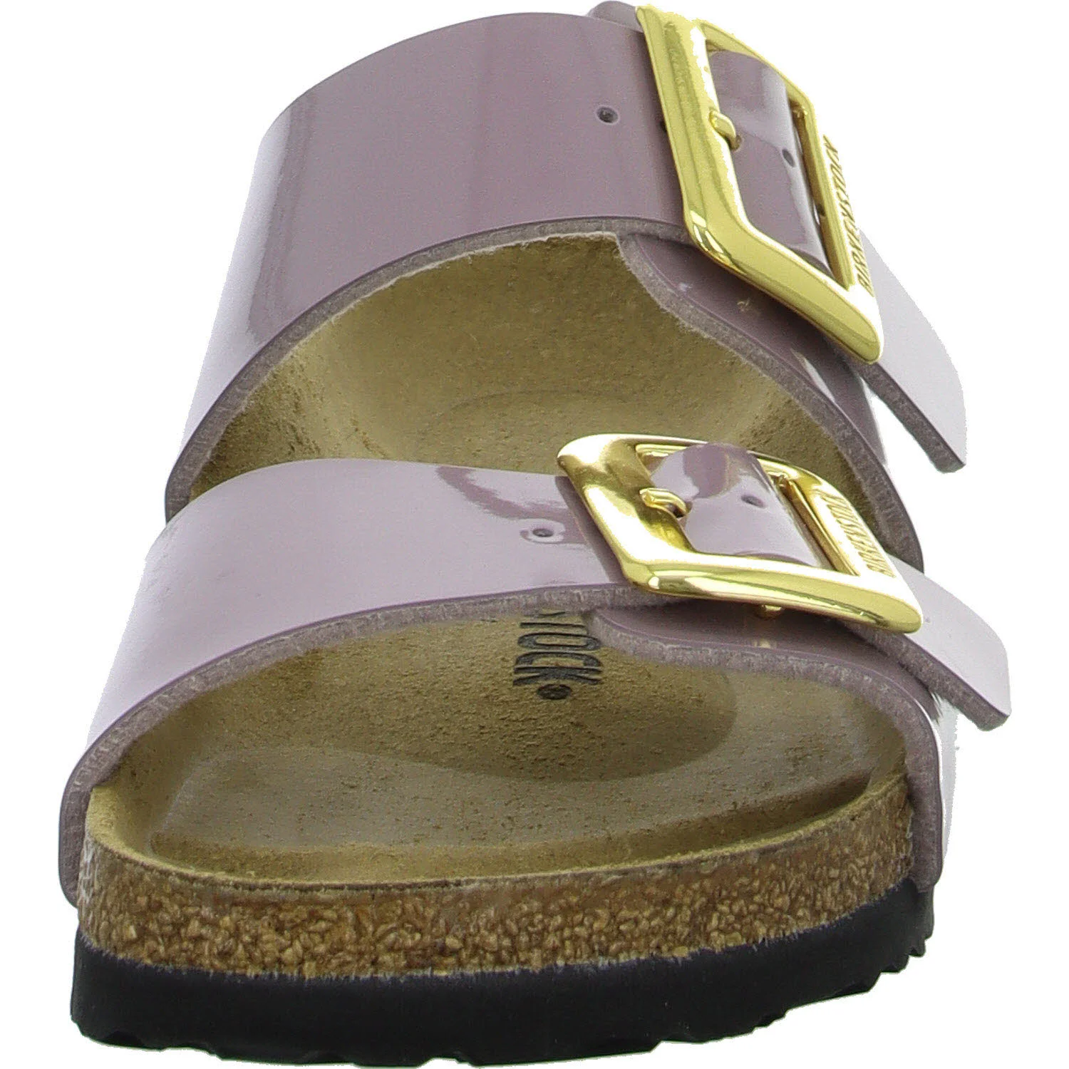 Element 3 von 8 (Bild) – BIRKENSTOCK Pantoletten 1029473 Sydney Cushion Buckle patent faded purple schmal