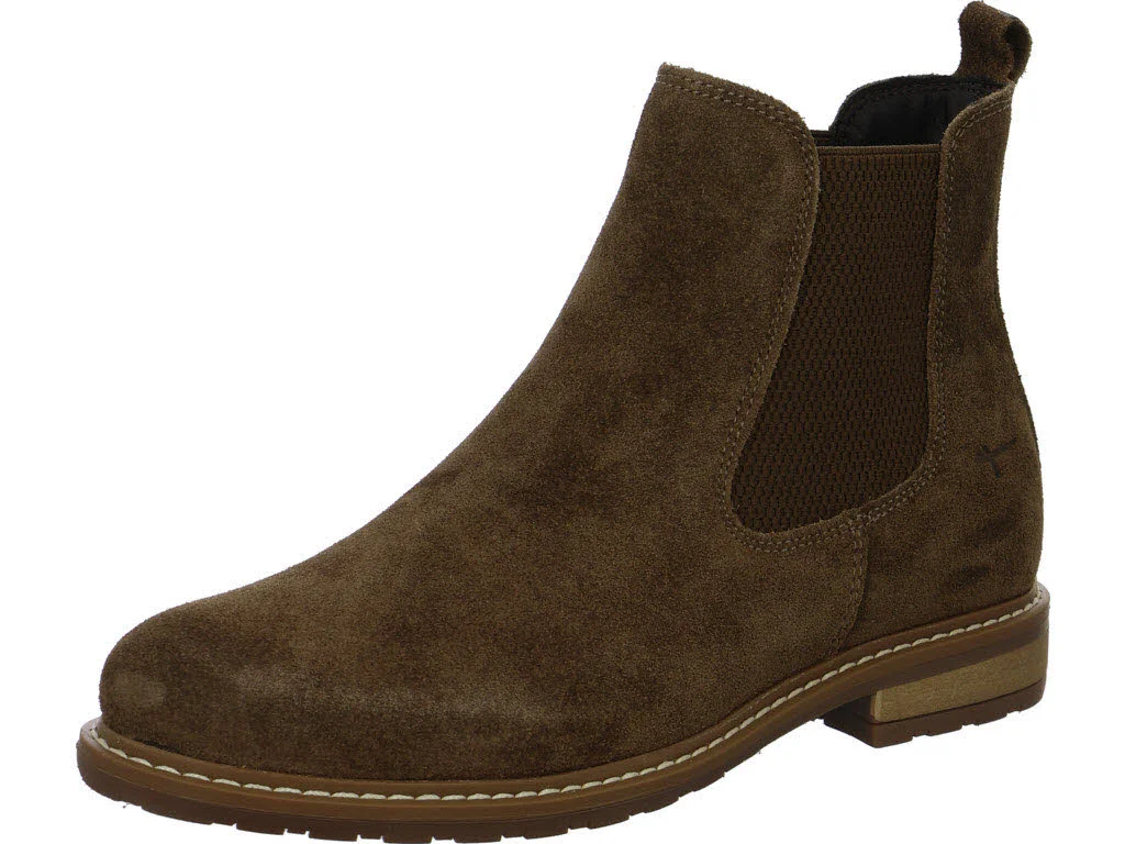 Element 1 von 8 (Bild) – Tamaris Damen Stiefeletten 1-25056-41/381 1-25056-41 brown suede normal