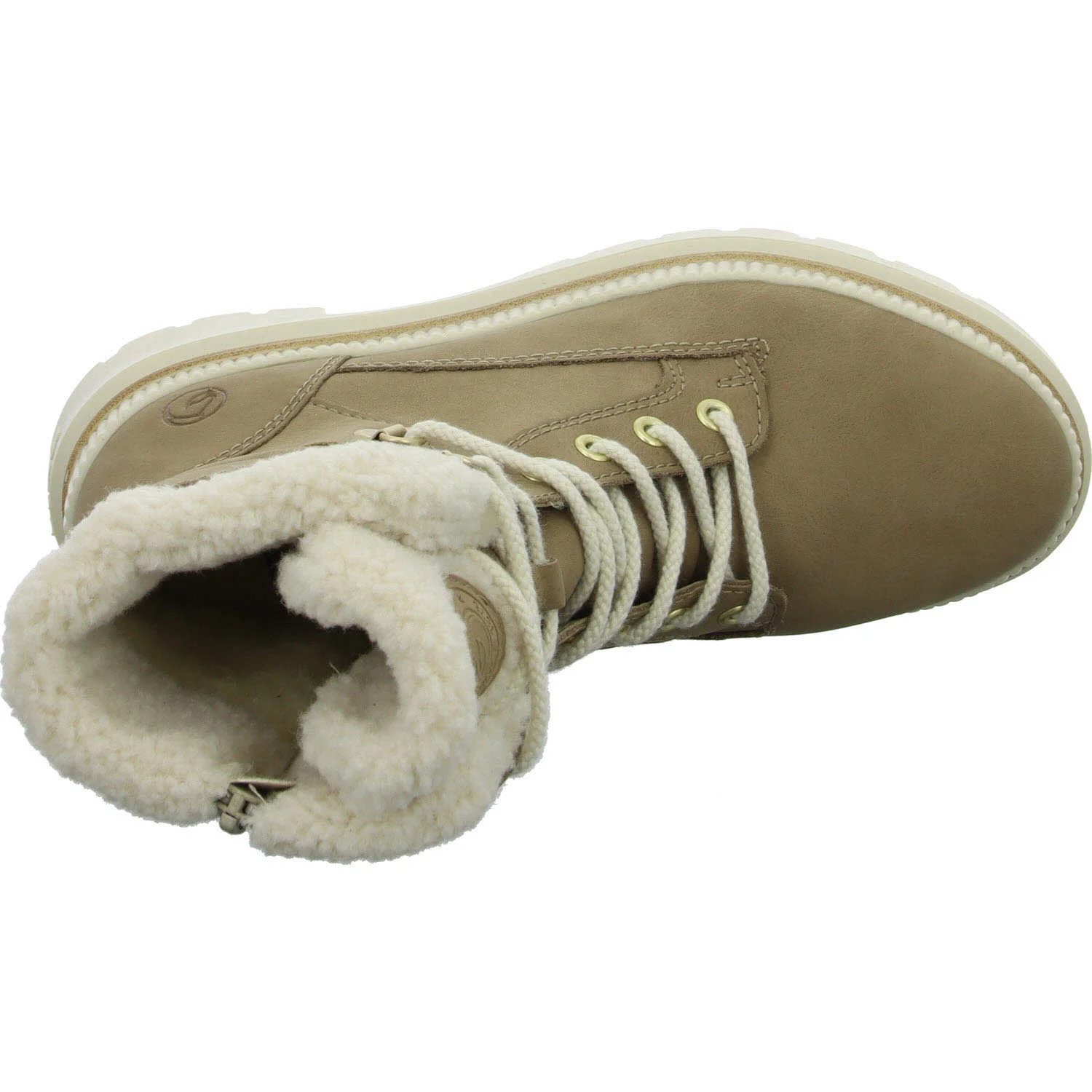 Remonte Damen Schnürstiefel warm D0C77-20 D0C77 camel/camel/offwhite G (weit)