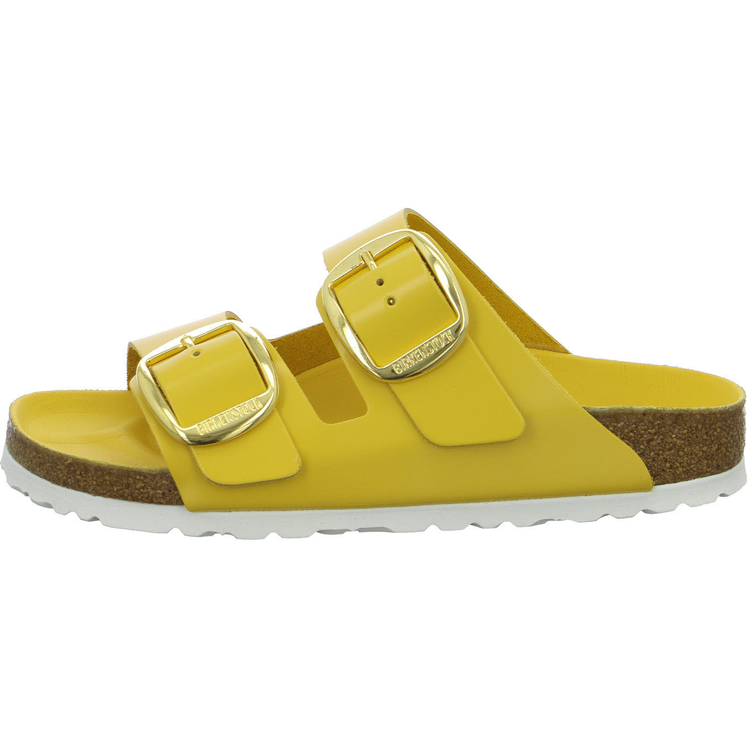BIRKENSTOCK Pantoletten 1031822 Arizona Big Buckle high-shine ochre schmal