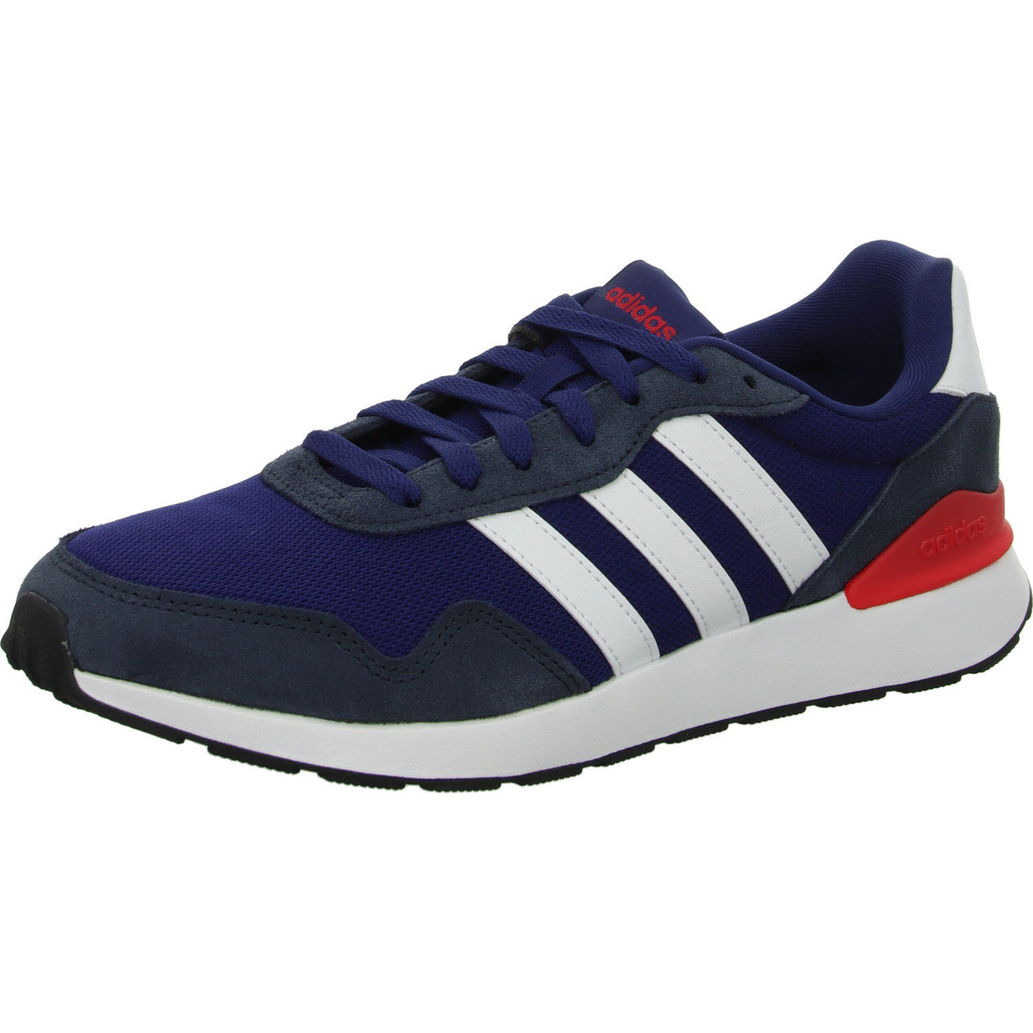 Adidas Herren Schnürschuhe JR6620/000 RUN 60s 4.0 dark blue/ftwr white/aurora ink normal