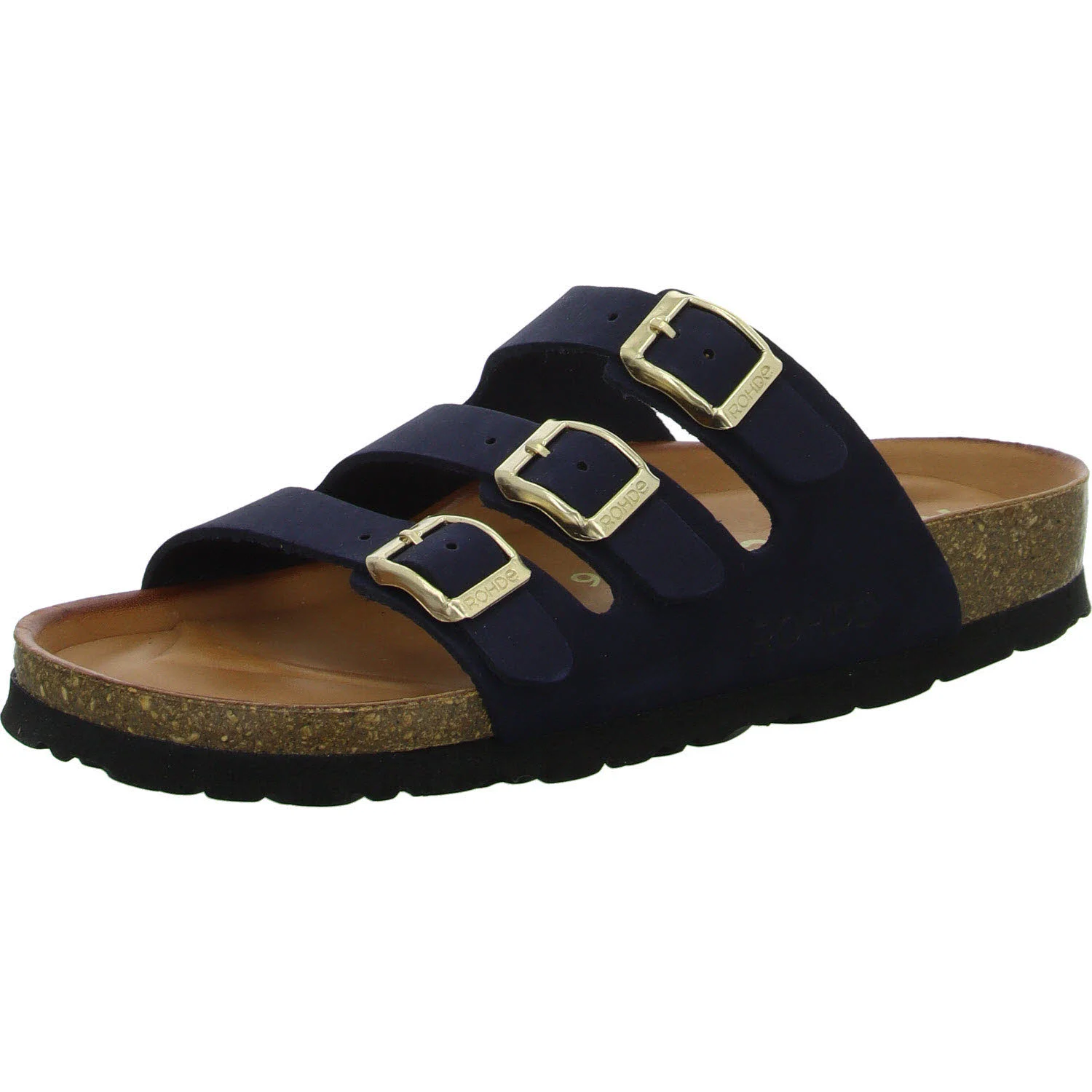 ROHDE Damen Pantoletten 5613/50 Alba blau G (normal)